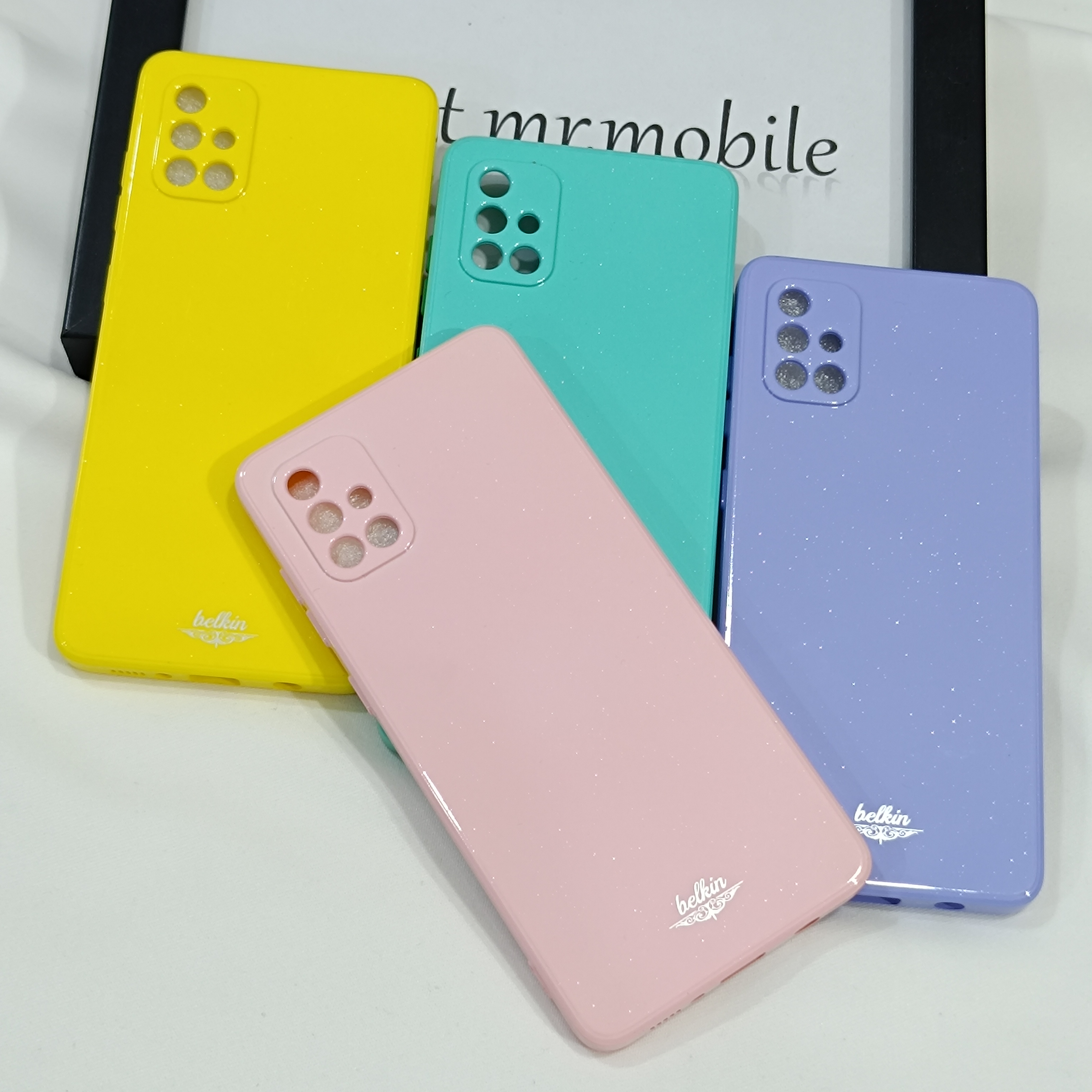 کاور گوشی بلکین اصلی Samsung A71/ قاب موبایل سامسونگ آ71 شاین دار اکلیلی